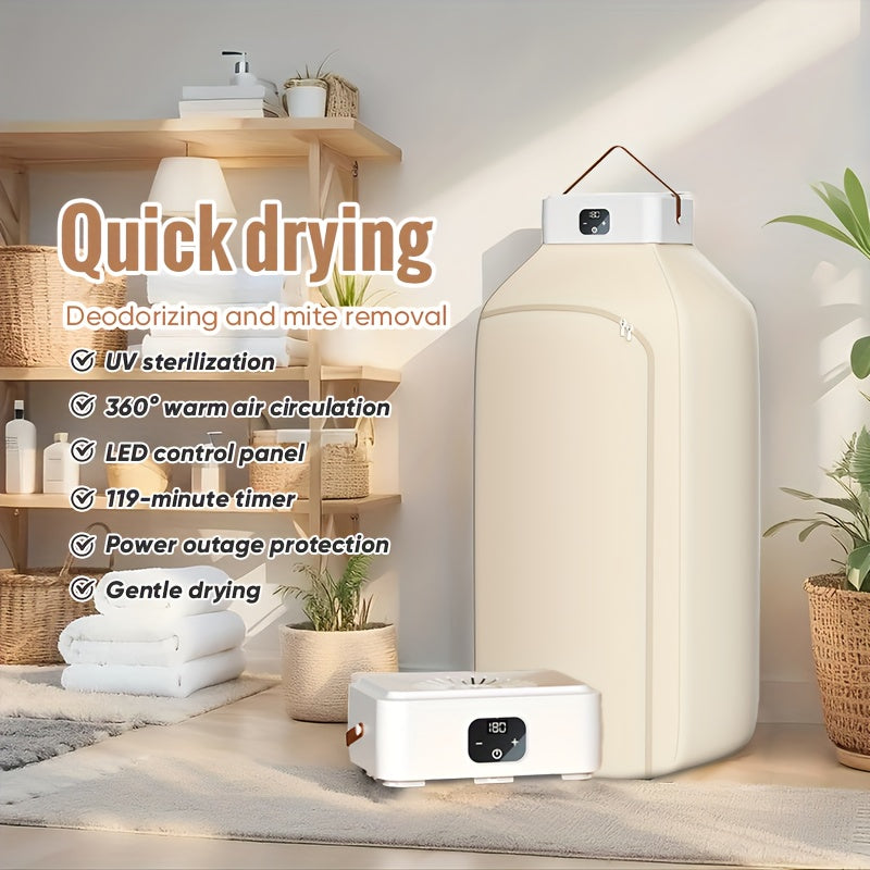 Smart 2-in-1 Automatic Portable Clothes Steamer & Dryer System