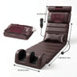Full-Body Heated Massage Mat with Neck Shiatsu Kneading & Integrated Leg/Foot Massager