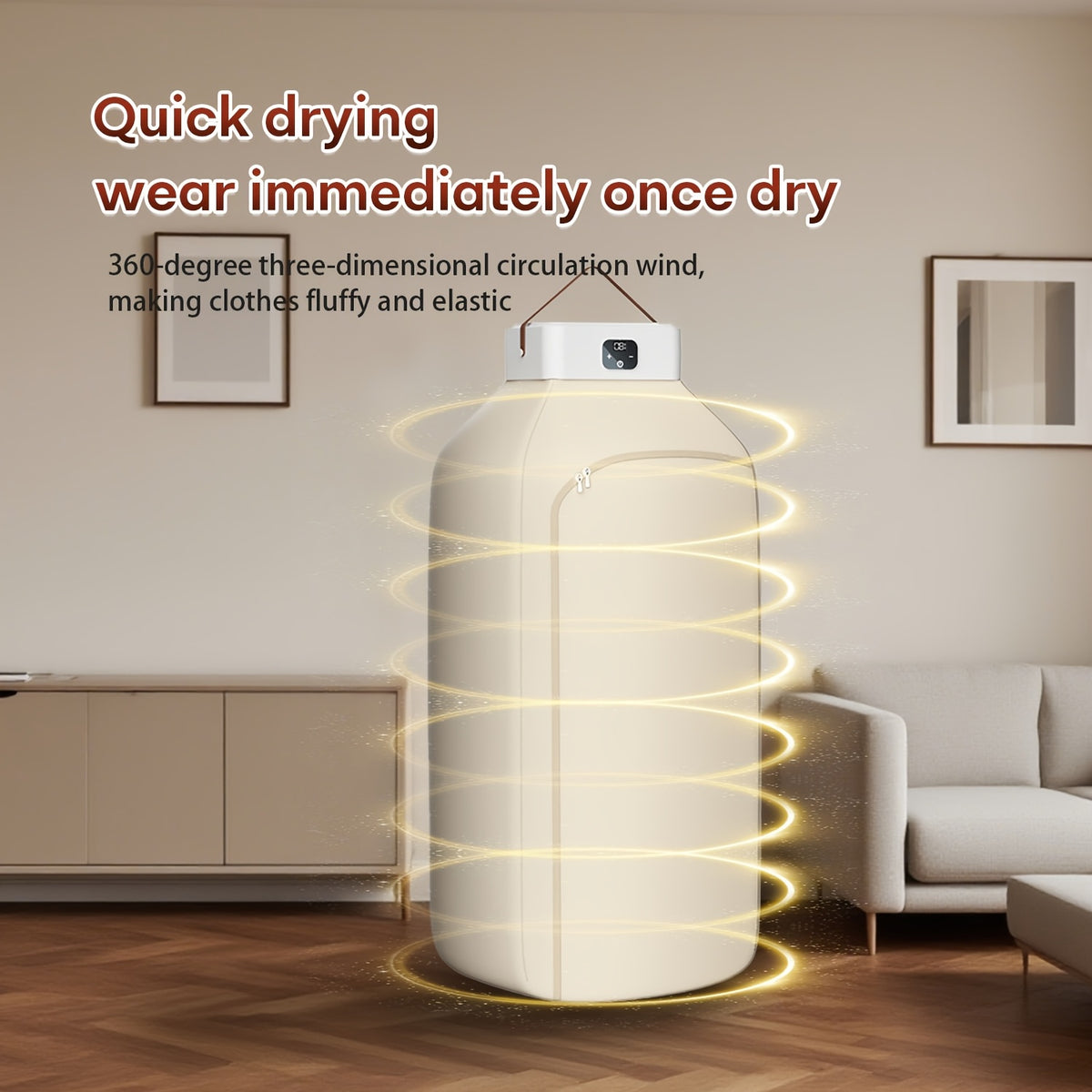 Smart 2-in-1 Automatic Portable Clothes Steamer & Dryer System