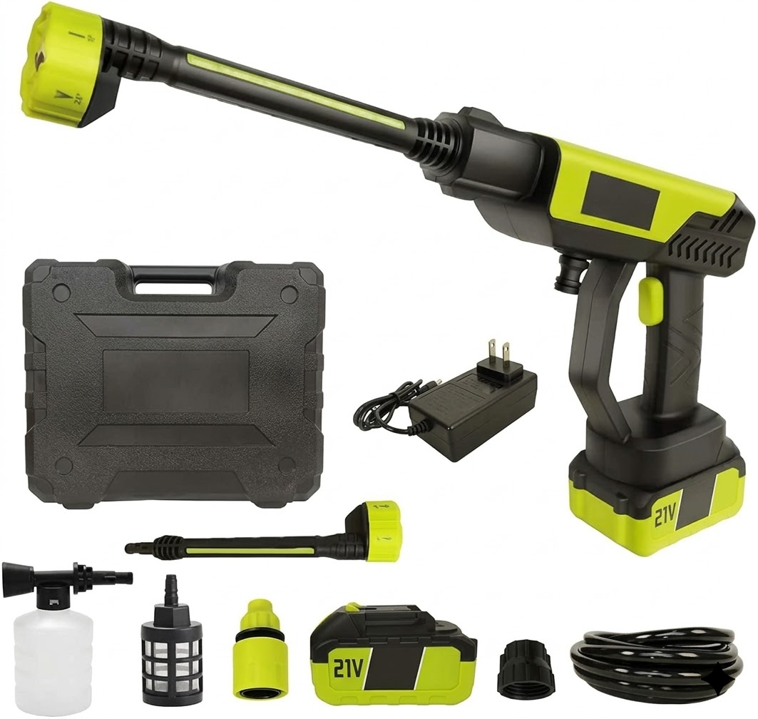 Cordless High-Pressure Washer Gun – Ultra-Portable Power Cleaner for Cars, Patio & Outdoor